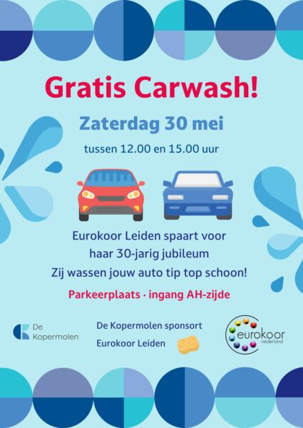Gratis carwash!